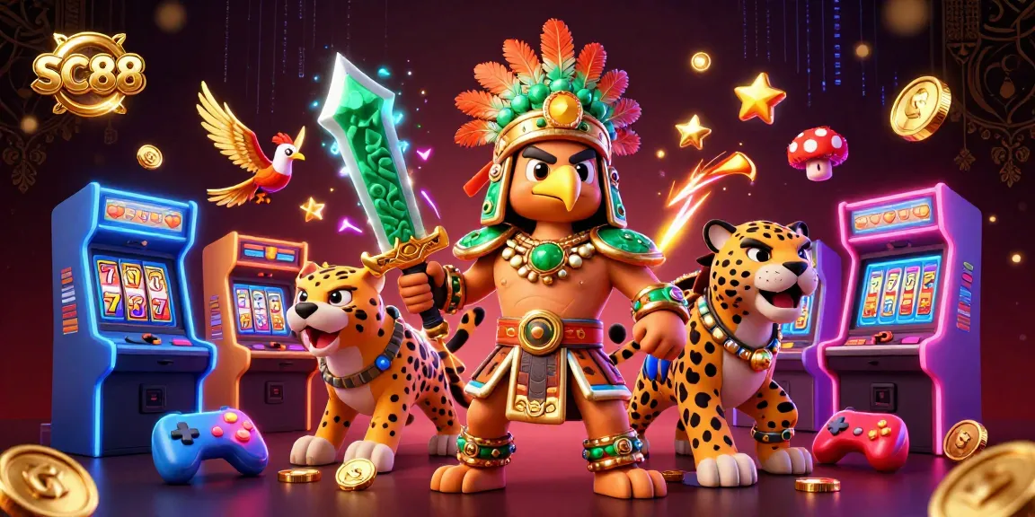 Experience thrilling gameplay at SC88 with vibrant casino elements and dynamic 3D characters.
