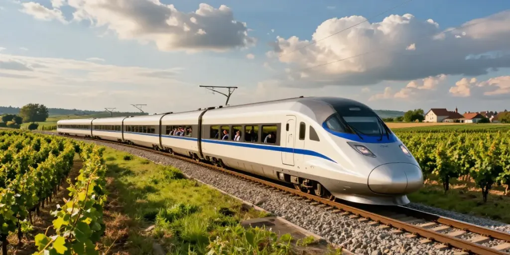 Journey on high speed train tickets through stunning European landscapes, a travel inspiration.