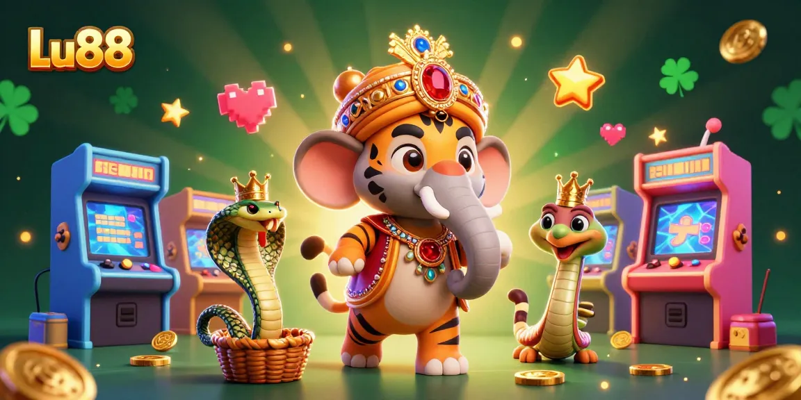 Experience thrilling gameplay at Lu88 with vibrant casino visuals and dynamic characters.