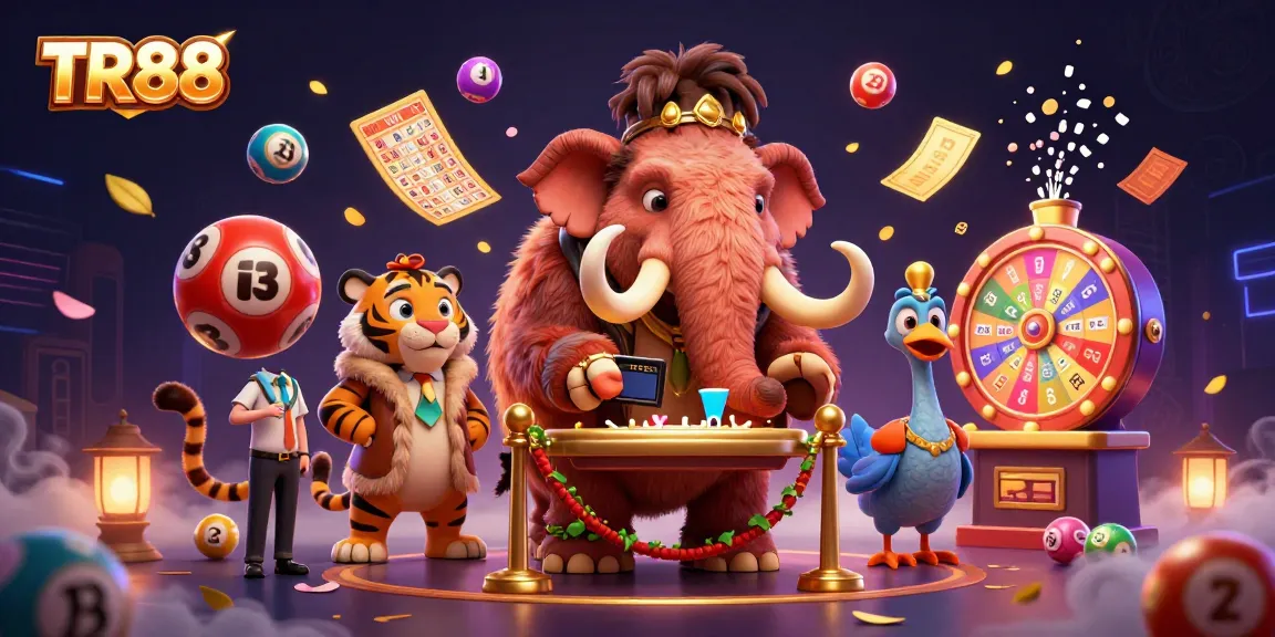 Engage with TR88's vibrant casino experience featuring unique characters and exciting gaming elements.